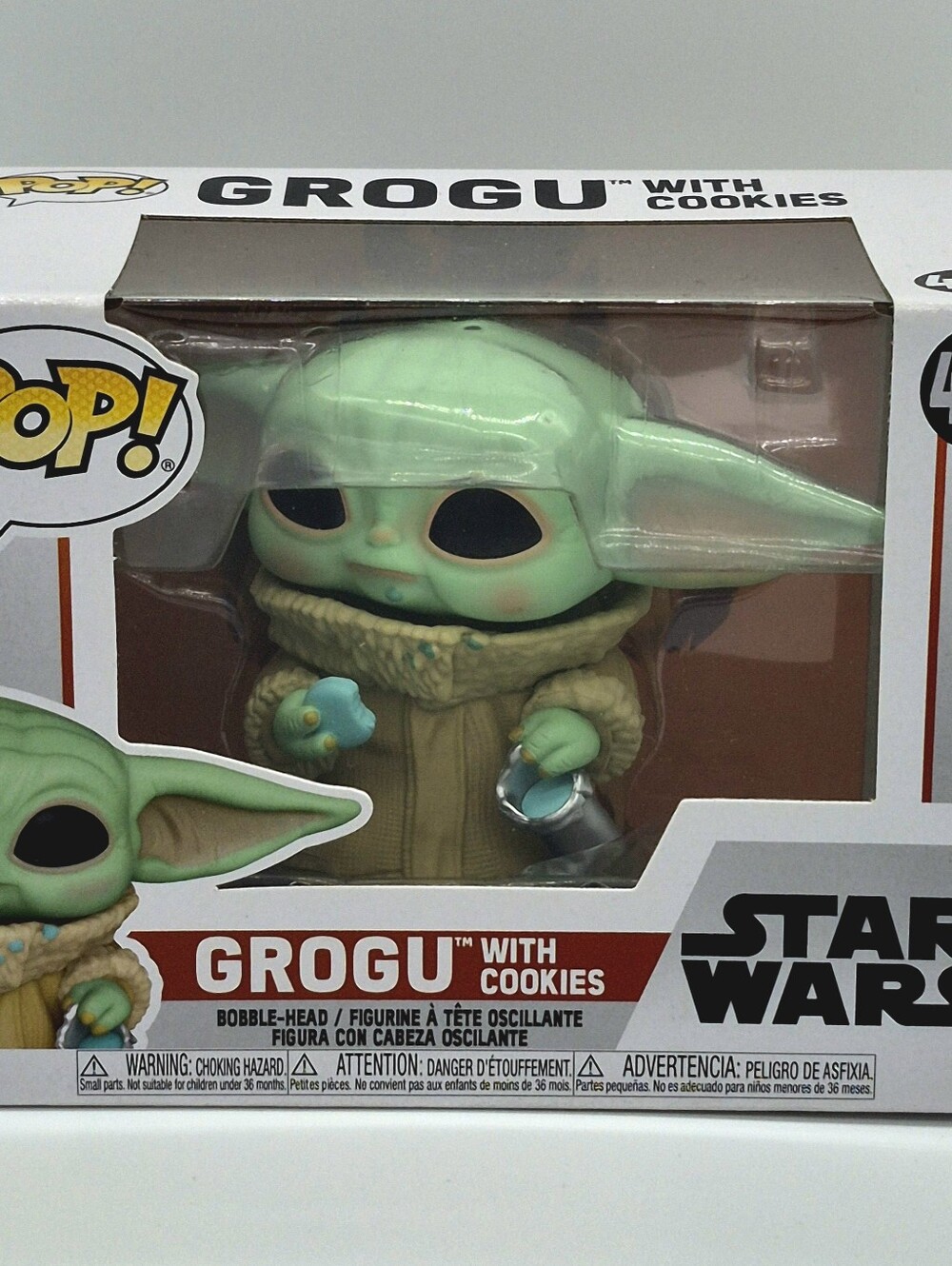 ⭐ Funko Pop! Star Wars Grogu With Cookies #465 Bobble Head NIB